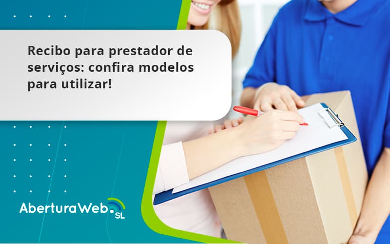 Recibo Para Prestador De Serviços Aberturaweb - WebGroup